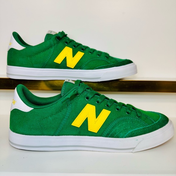 New Balance Numeric 212 Pro Court Green Yellow Men’s 9 Skate Shoes Like New! - Picture 14 of 14